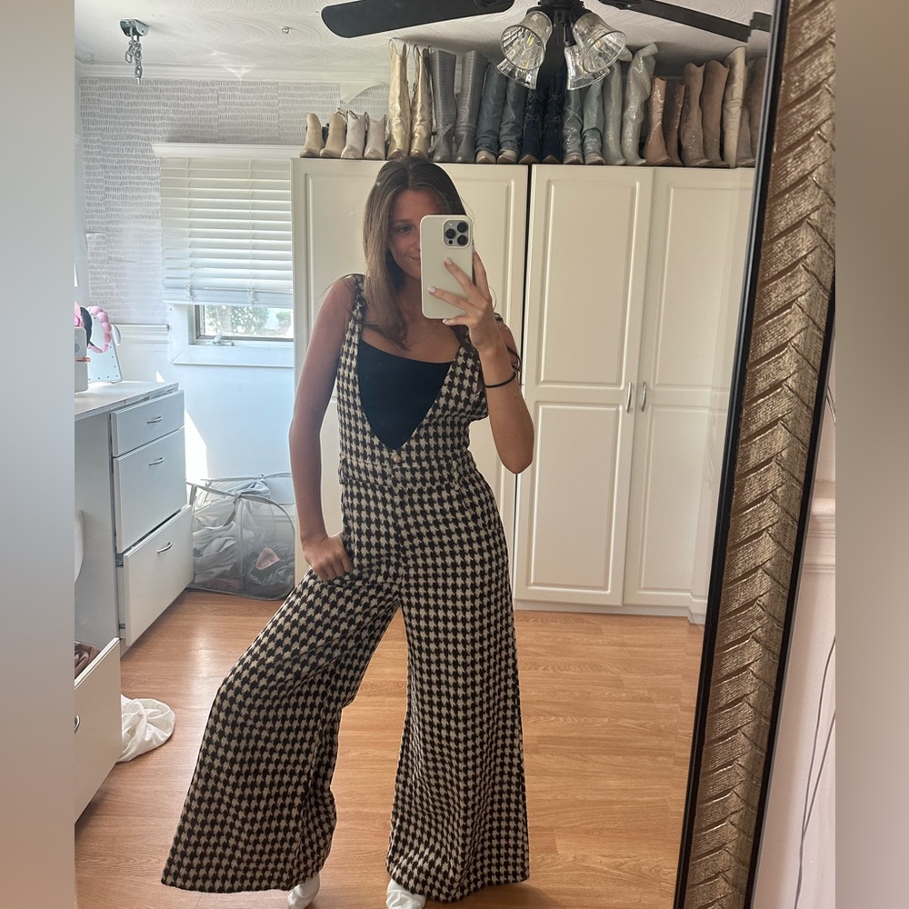 Houndstooth Jumpsuit